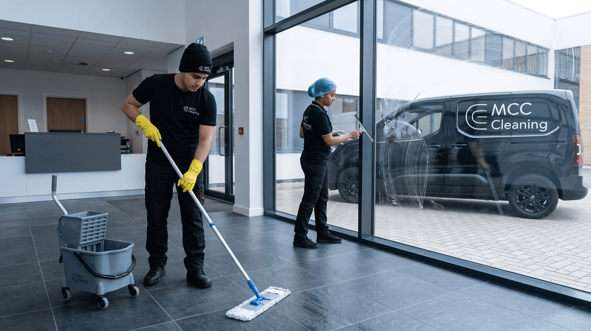 Afronding van een opleveringsschoonmaak door MCC Cleaning